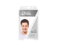 Clear Single-Sided Open Faced ID Card Holders - Portrait (Pack of 100)